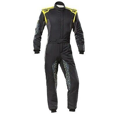 Omp racing, inc. tecnica hybrid overall f ia 8856-2018 black / flu