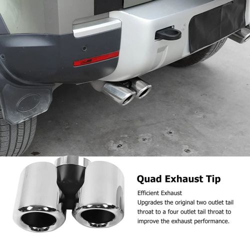 Muffler tip  quad exhaust tip stainless steel carbon fiber tail throat replaceme