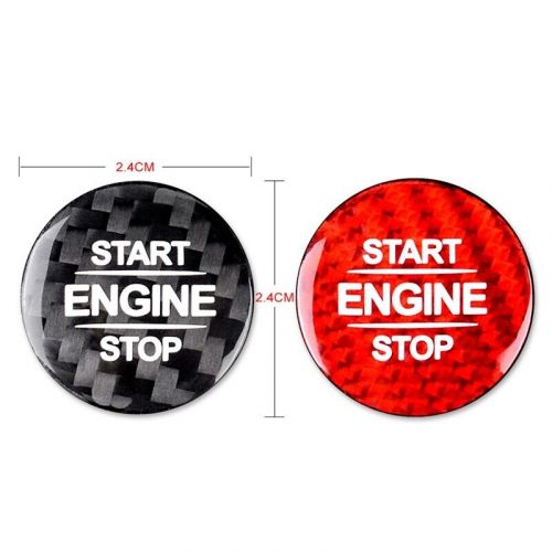 Carbon fiber motor start button sticker for w177 x247 w247 w167 gl3996-