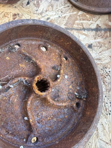 Early vw volkswagen bus t2 original rear brake drum core