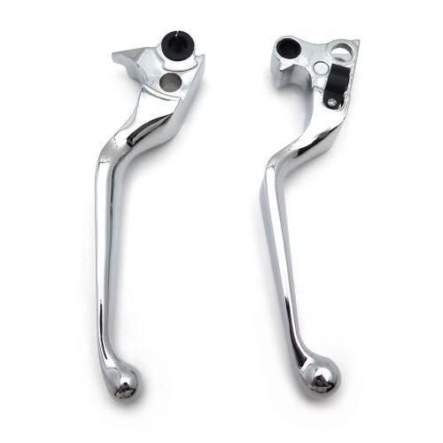 Chrome brake clutch hand levers for harley 96-03 xl 96-07 softail 11-14 softail