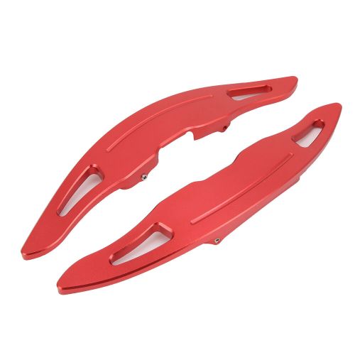 2pcs car steering wheel paddle shifter extension caps red replacement for mazda