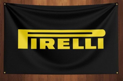 Pirelli workshop/mancave advertising fan flag/banner