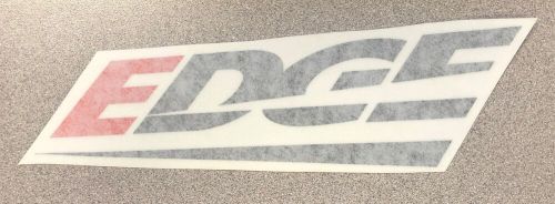 Edge die-cut decal