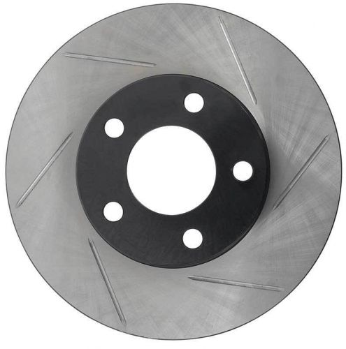1994-04 ford mustang; stoptech; slotted left front brake rotor