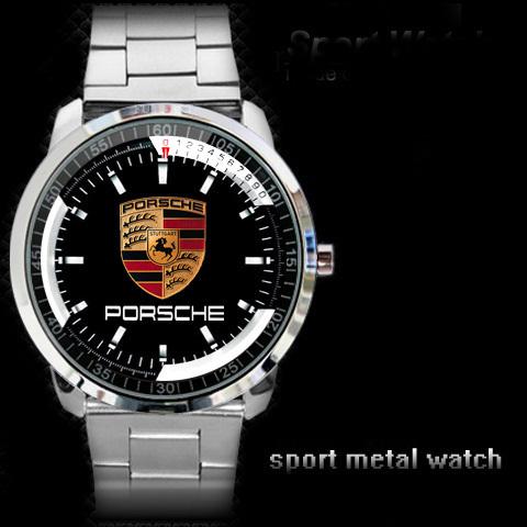 New 2013 porsche cross over gt logo design sport metal watch fit your t-shirt