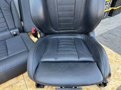 Front rear leather seat seats black sport set bmw x3 g01 (2018-2023) oem