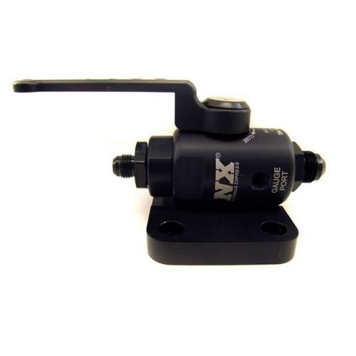 Nx-15851-6 nitrous express remote shutoff nitrous valve, 4an male inlet and outl