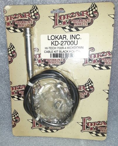 Lokar kd-2700u gm 700 r4 transmission universal kick down cable kit new