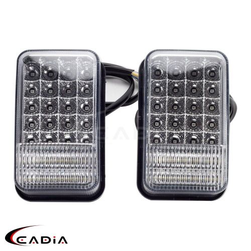 2x led brake tail light for yamaha grizzly big bear bruin kodiak wolverine rhino