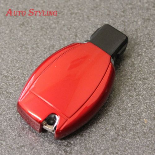 Red key cover case for mercedes smart remote fob 2 3 4 button hull bag car 70fr