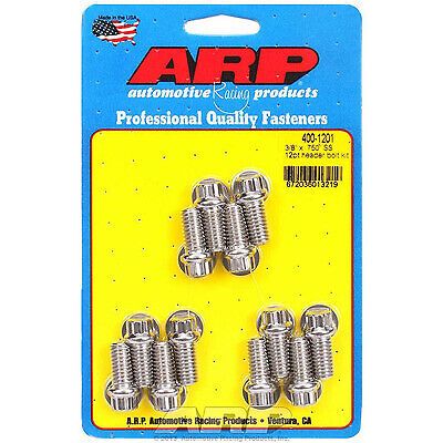 Arp s/s header bolt kit - 3/8 x .750 uhl (12) 400-1201