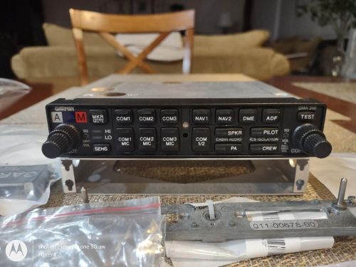 Garmin gma 340 audio panel - pn /  011-00401-10 -  tagged  w/ new install kit