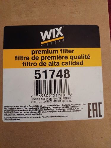 Engine oil filter- wix 51748