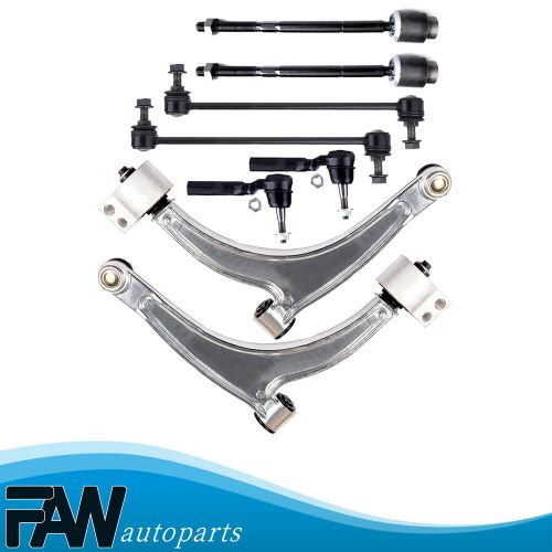 Fits pontiac g6 sway bar end link control arm and ball joint tie rod end 8pieces