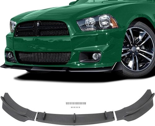 Scitoo glossy carbon look pp front bumper lip chin spoiler 14-20 for bmw f32 f33