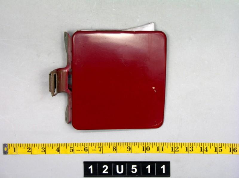 93 s10 blazer fuel filler door lid gas tank cover cap oem red 12u511