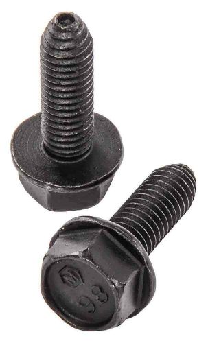 Jegs 82849 metric ca point flange head body bolts 6-1.00 x 20 mm 10 mm indented