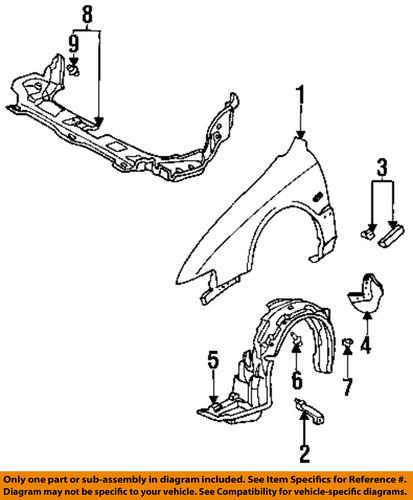 Honda oem 90657sb0003 splash shields-under cover clip