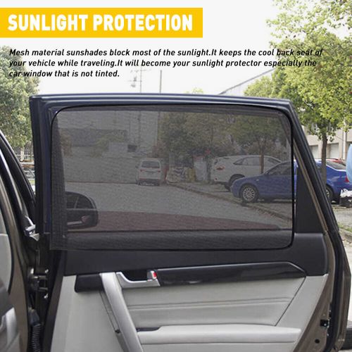 New car 4pcs shade sun front rear window curtain cover sunshade protector usa