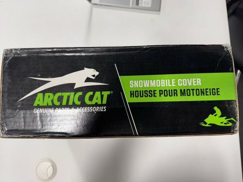 Arctic cat oem alpha one premium snowmobile cover - black &amp; green- 8639-158