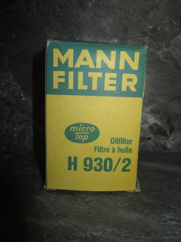 Mann filter oil filters h930/2 bmw 5 series e12 e28 e34, 6 series e24, 7 series e23 classic car (ms22)-