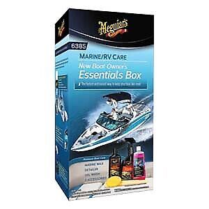 Meguiars m6385 new boat owner&#039;s marine detail complete kit for boat detailing