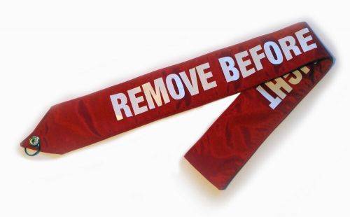 Afc remove before flight banner - high visibility red streamer - afc-rbf