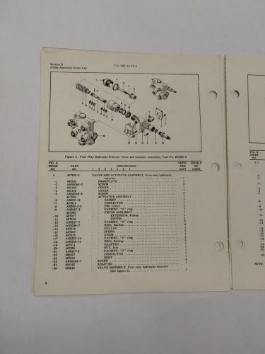 Bendix cam-operated hydraulic selector valves (3000 psi) illustrated parts-orig.