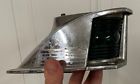 2 vintage chrome atwood? streamlined red &amp; green boat bow? lights 1950&#039;s?