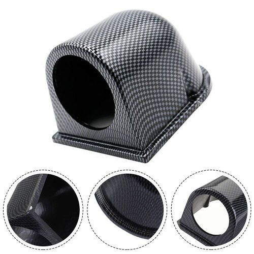 Convenient carbon fiber car single hole gauge holder for 2 52mm gauges