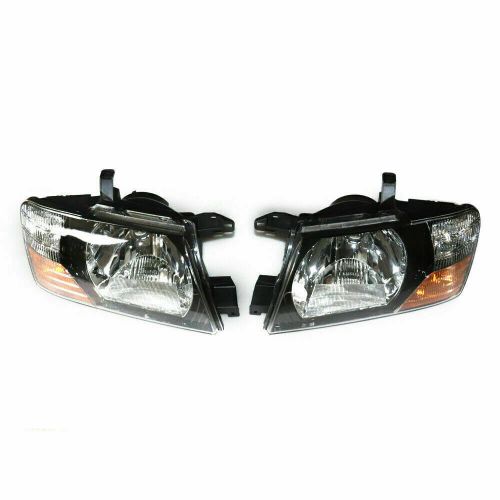 Headlights head lights lamps 2000-2006 for mitsubishi pajero montero l + r set