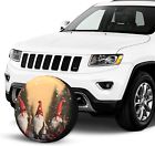 Christmas gnomes print tires cover customized wheel cover fits tire for many