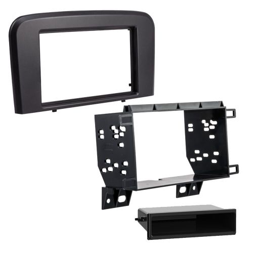 Metra 99-9230g - double din gray stereo dash kit with optional storage pocket