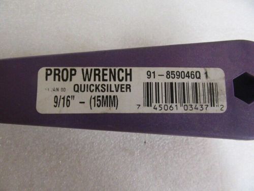 L5 mercury quicksilver 91-859046q 1 floating prop wrench 9/16&#034; oem new boat part