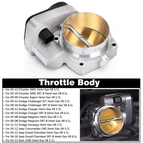 90mm larger throttle body for 2013+ dodge challenger r/t srt hemi 5.7l 6.1l 6.4l