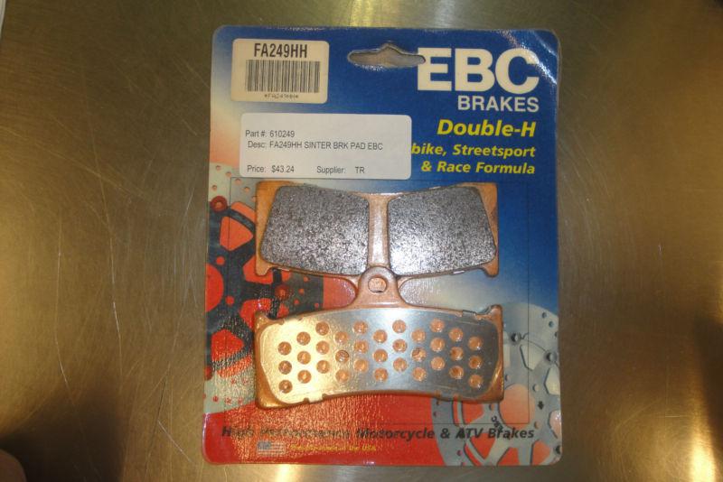 Ebc double-h sintered metal brake pads, part number  fa249hh