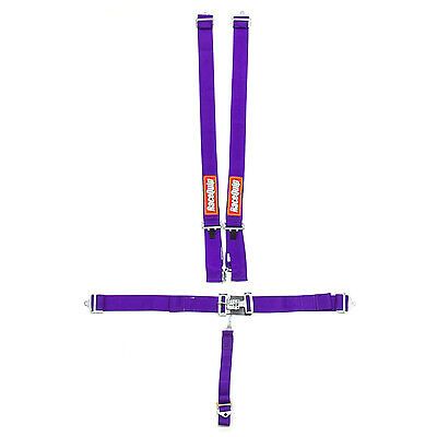 Racequip 711051rqp - 5pt harness set l&amp;l purple sfi