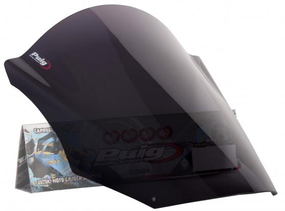 Puig racing windscreen dark smoke for kawasaki ninja 650r 2009-2010