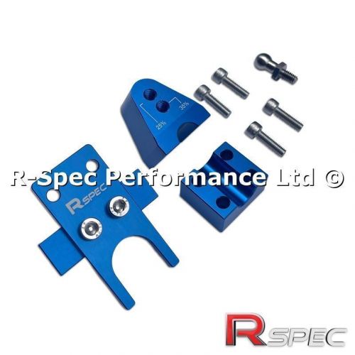 Pro 2 blue quick shift short gear shifter ford focus mk2 st rs 2.5 turbo + guide