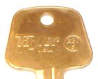 Vintage porsche/audi uncut import car key blank nickel plated brass taylor a81s