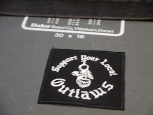 Support your local outlaws mc sylo official sew on patch style 2