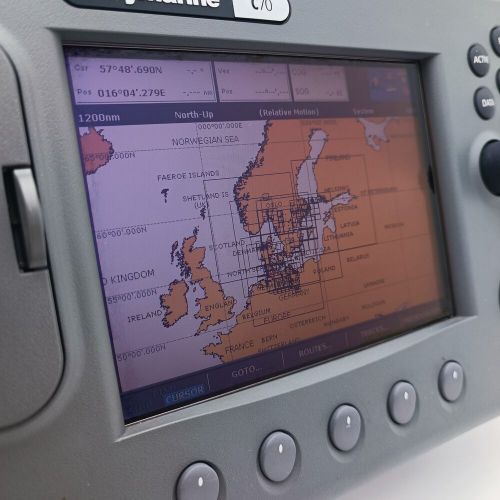 Navionics 25xg sweden germany 512mb marine charts cf card raymarine e120 geonav