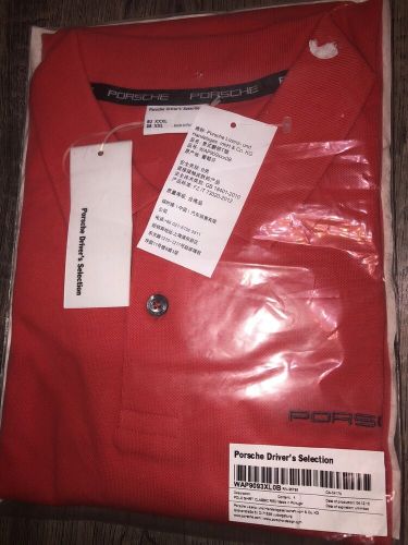 Porsche design driver&#039;s selection nos red polo shirt usa:size xxl euro: xxxl