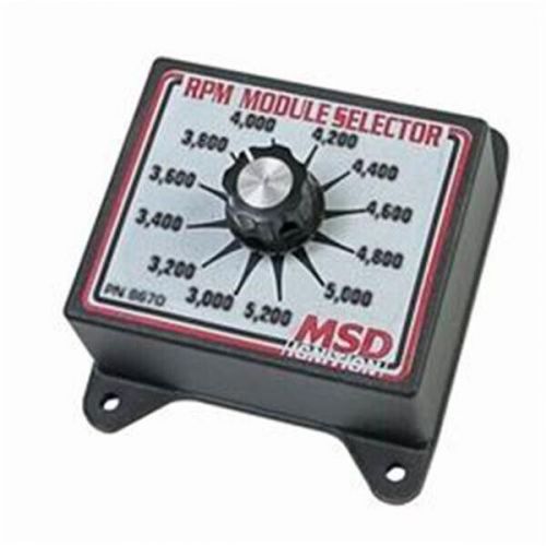 Msd rpm module selectors 8670 3000-5200 rpm