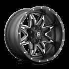 Fuel 1pc d567 lethal 18x9 +20 6x135/6x5.5 wheels, rim package with tire toyo