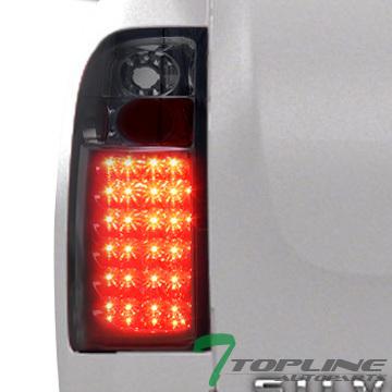 Smoke led tail lights rear brake lamps 07-10 11 chevy silverado 1500 2500 truck