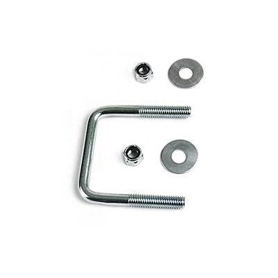 Comp eng u-bolts square replacement or wheelie bars with washers locknuts pair