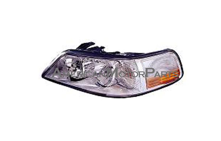 Left driver side replacement headlight w/o hid type 05-08 lincoln town car