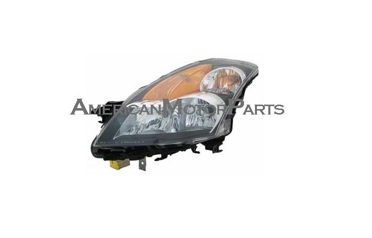 Left driver side replacement headlight w/ hid type 07-09 nissan altima 4dr